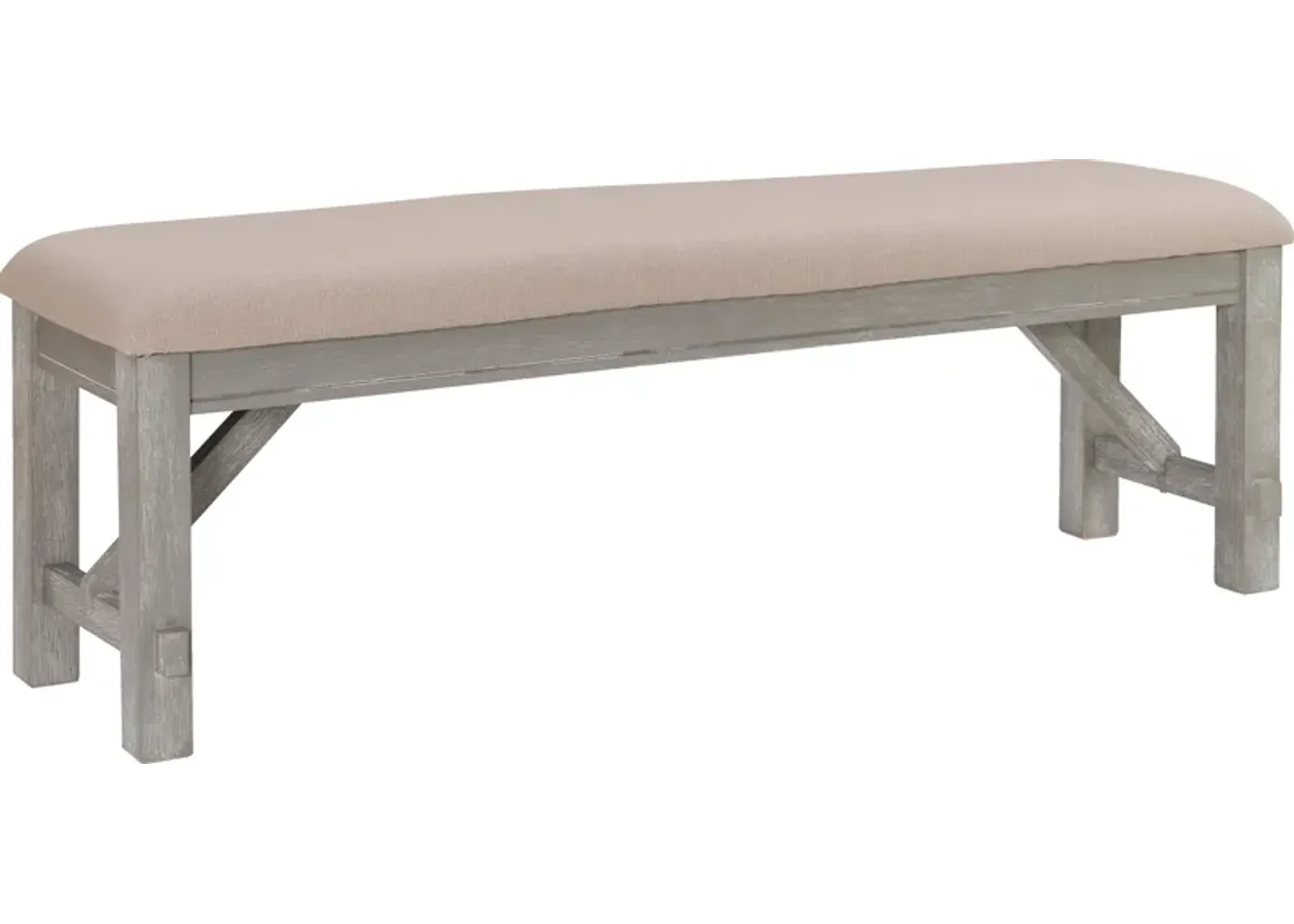 Tonja Dining Bench - Gray