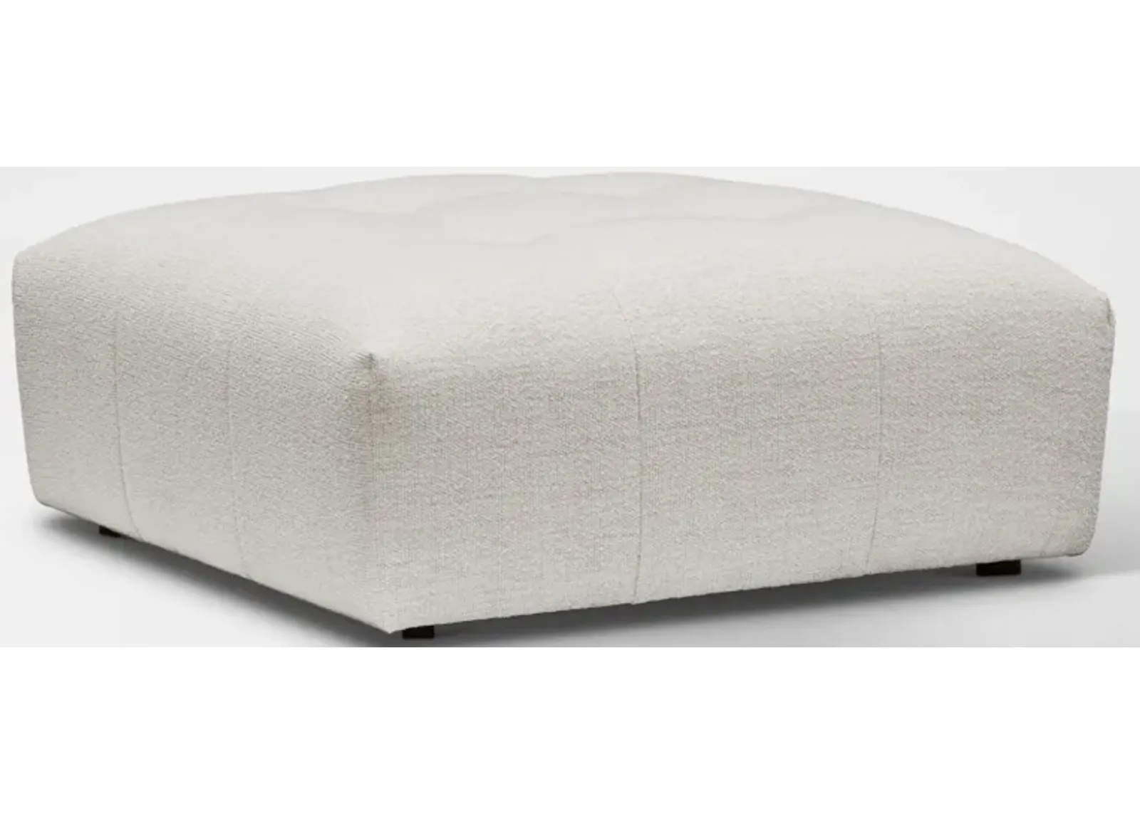 Bliss Ottoman - Ivory