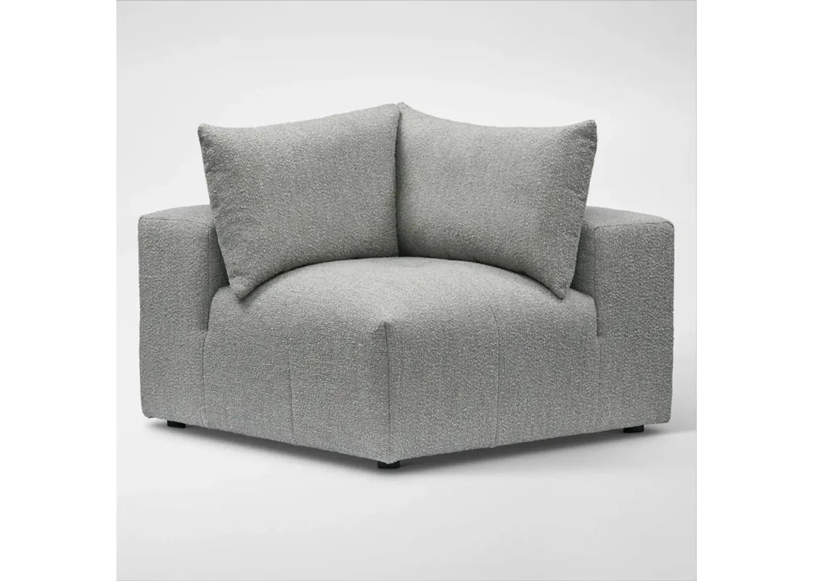 Bliss Corner Chair - Gray