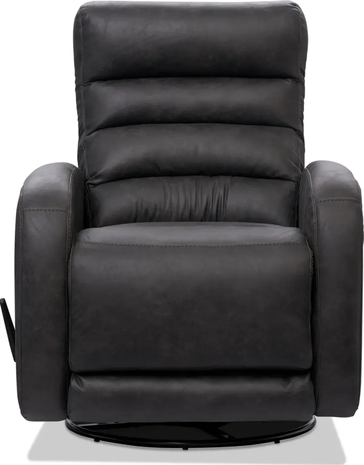 Silas Rocker Manual Recliner - Charcoal