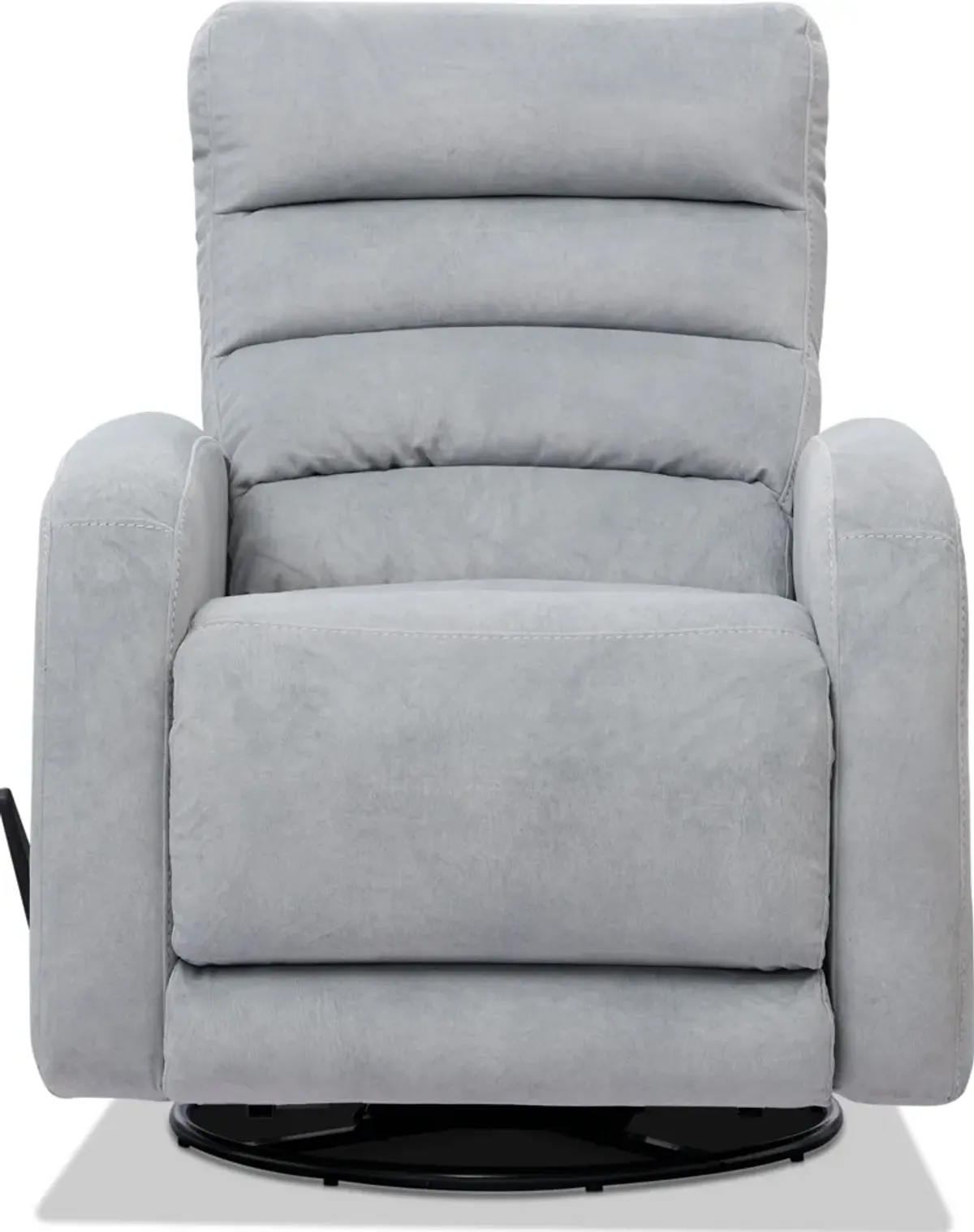 Silas Rocker Manual Recliner - Light Gray