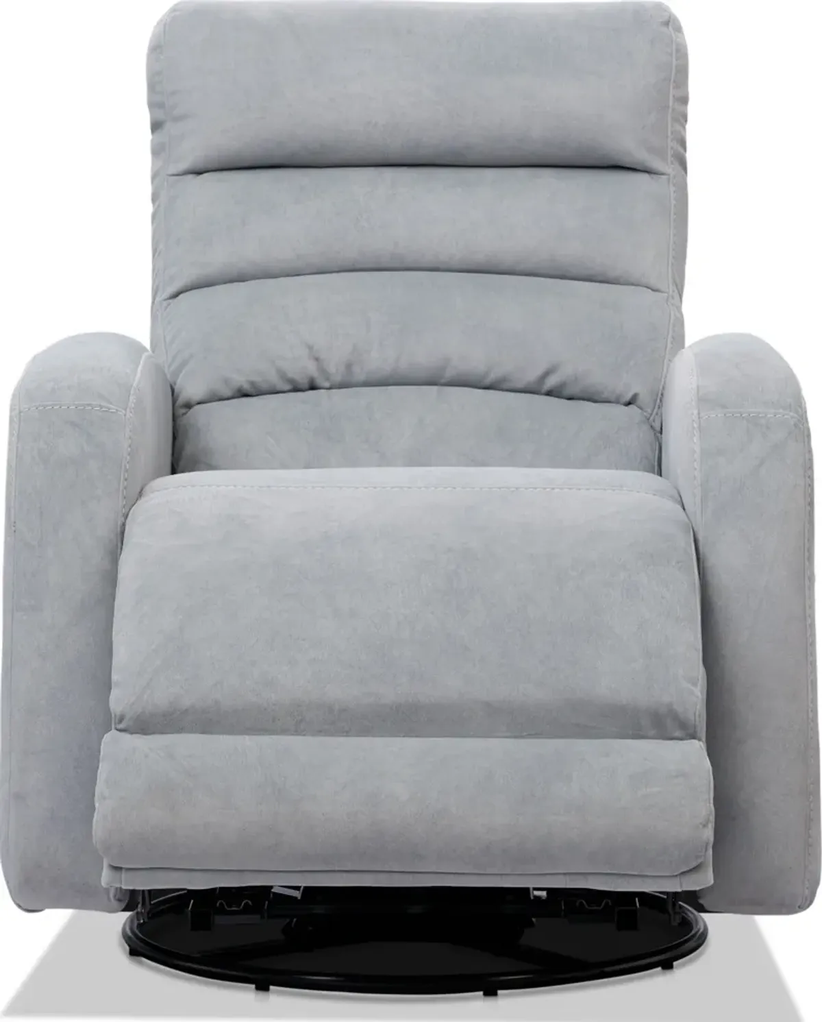 Silas Rocker Manual Recliner - Light Gray