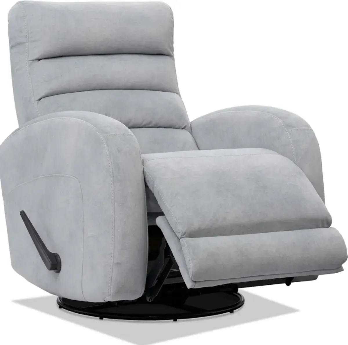 Silas Rocker Manual Recliner - Light Gray