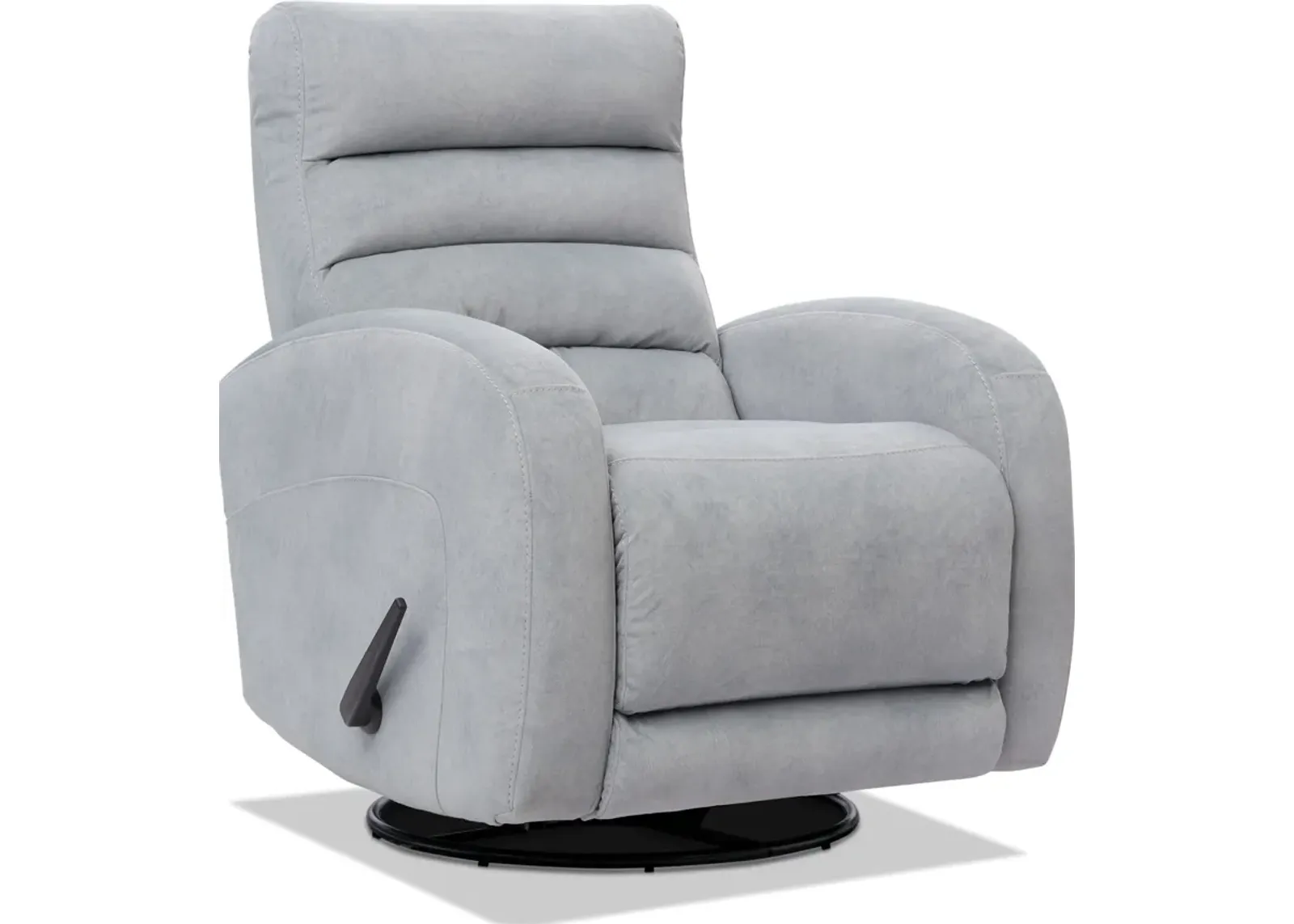 Silas Rocker Manual Recliner - Light Gray