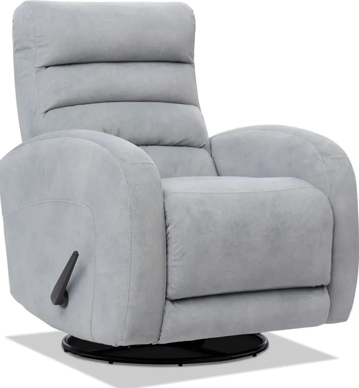 Silas Rocker Manual Recliner - Light Gray