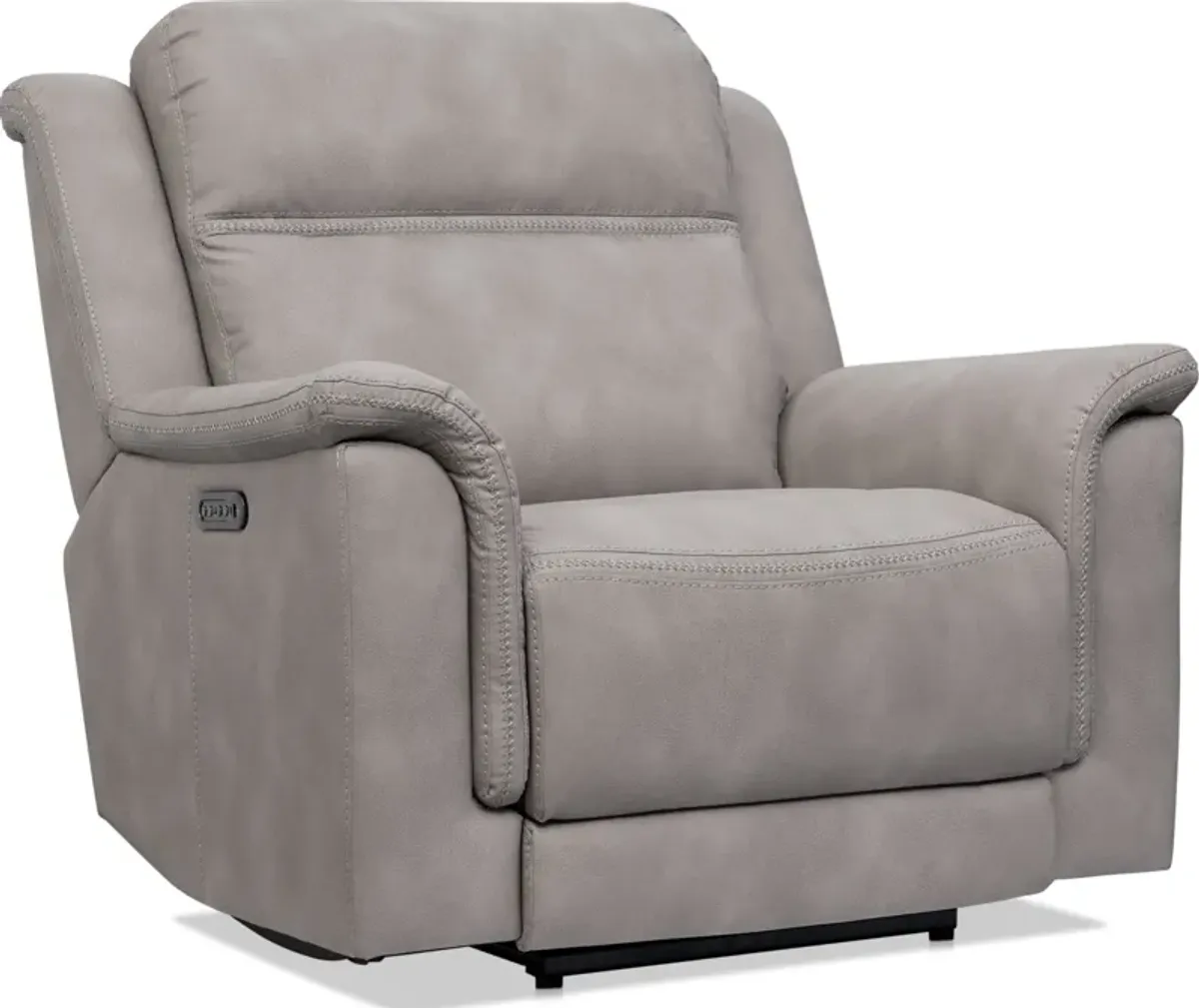 Legacy Dual-Power Recliner - Gray