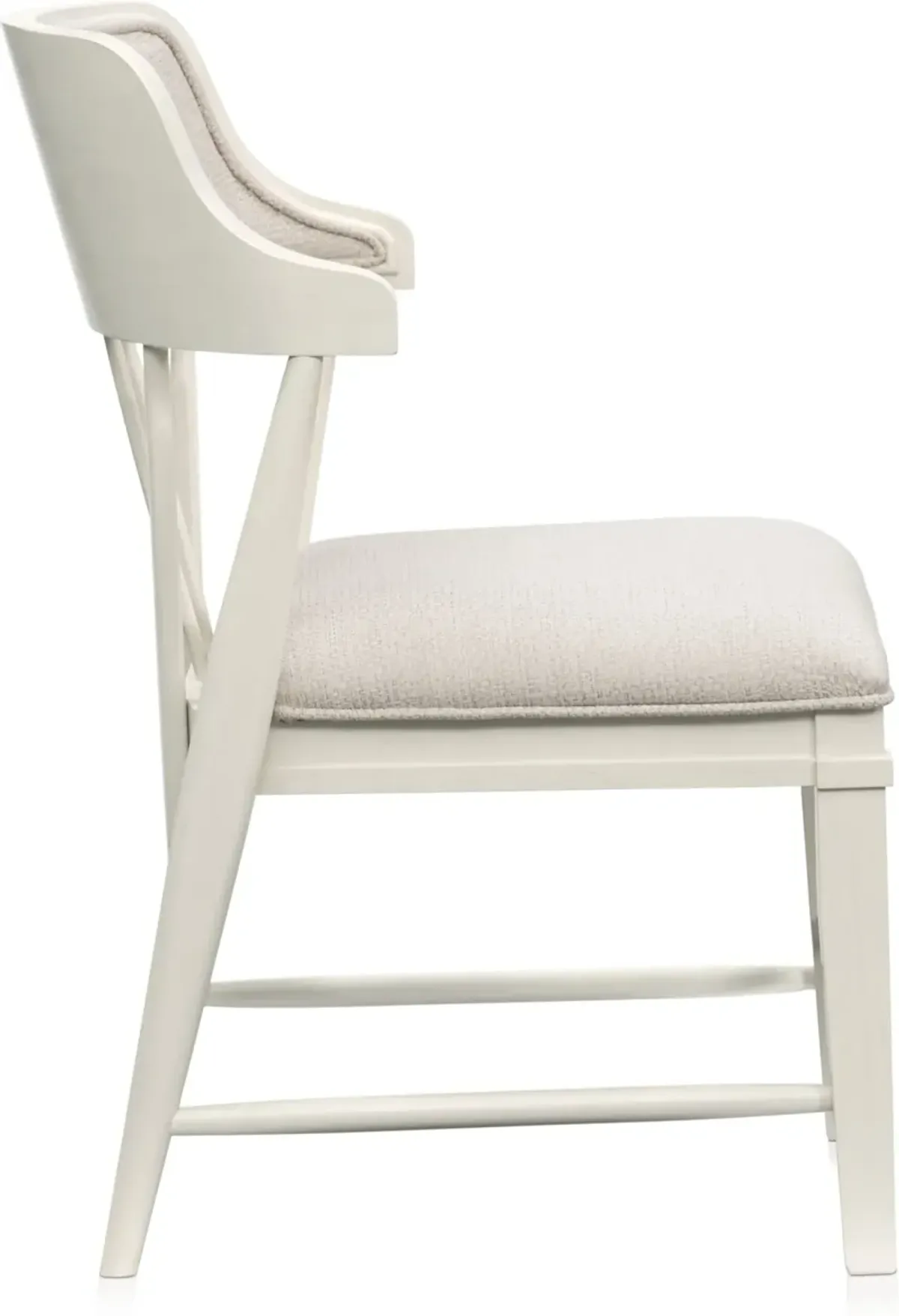 Willow Spring Host Chair - Ivory