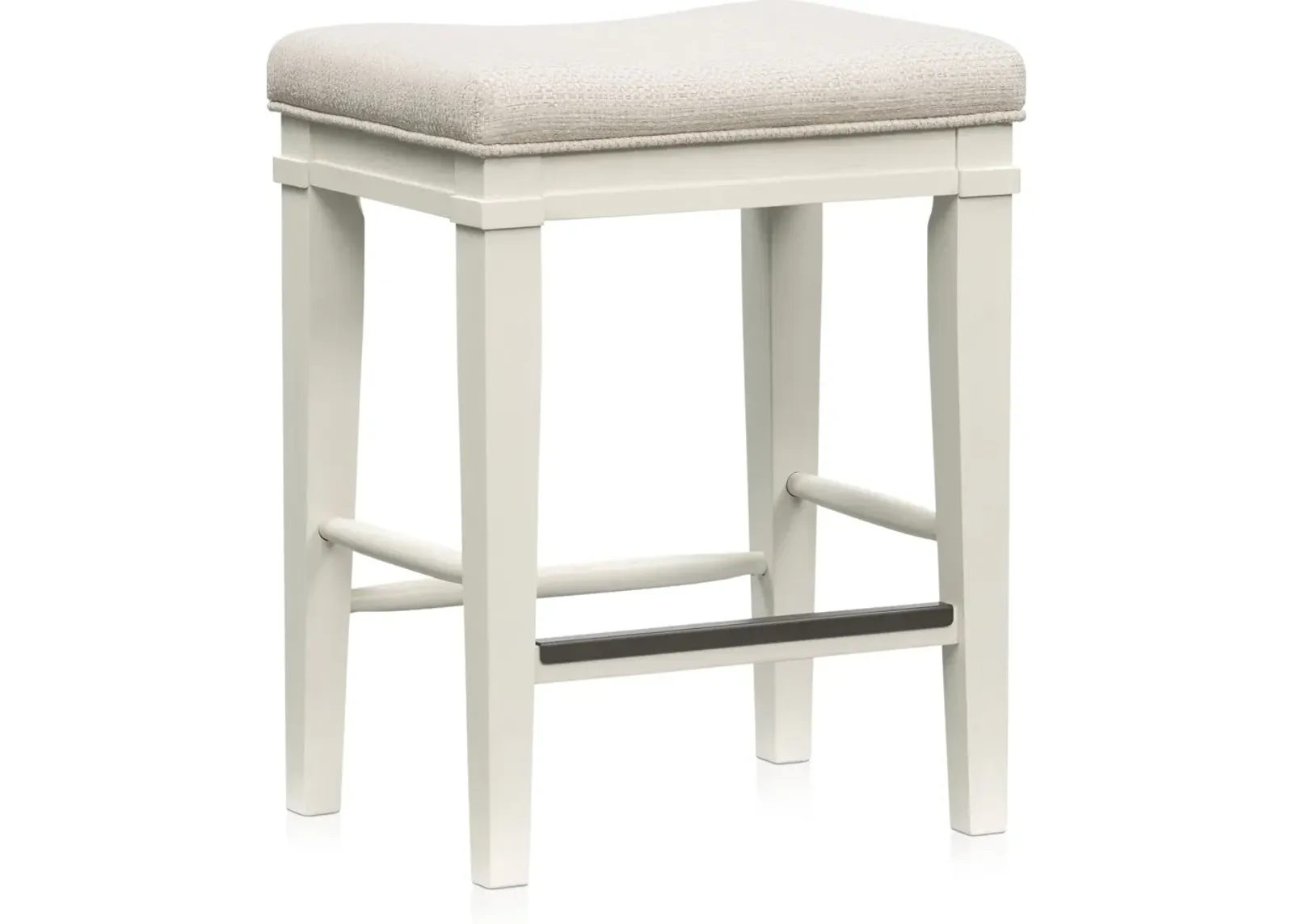 Willow Spring Counter-Height Backless Stool - Ivory