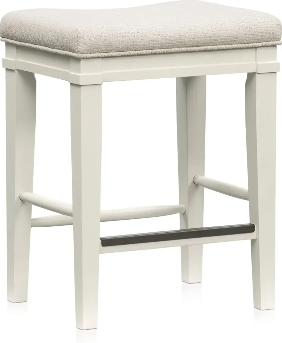 Willow Spring Counter-Height Backless Stool - Ivory