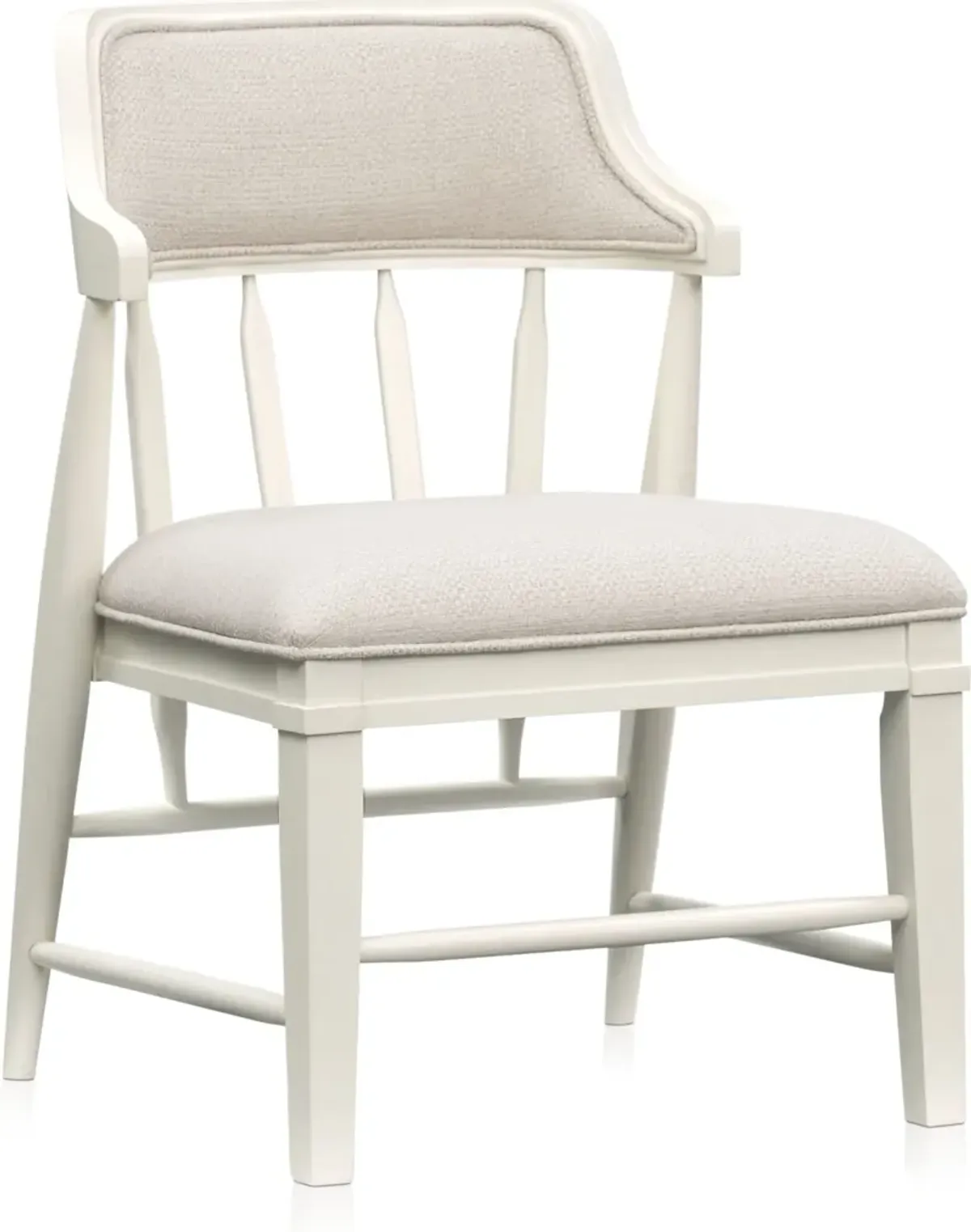 Willow Spring Extendable Dining Table, 2 Host Chairs and 4 Side Chairs - Ivory