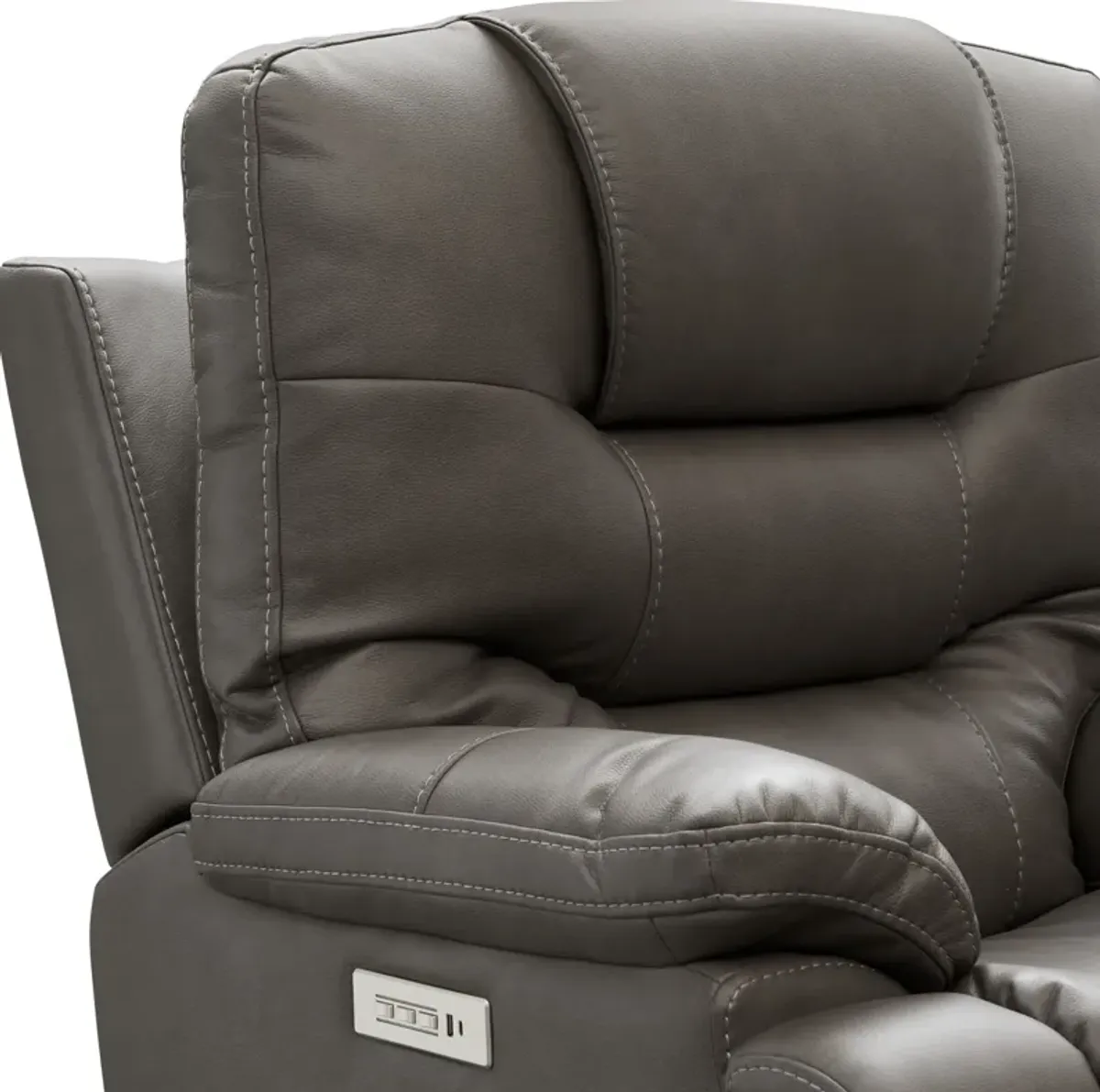 Beacon Triple-Power Recliner - Charcoal