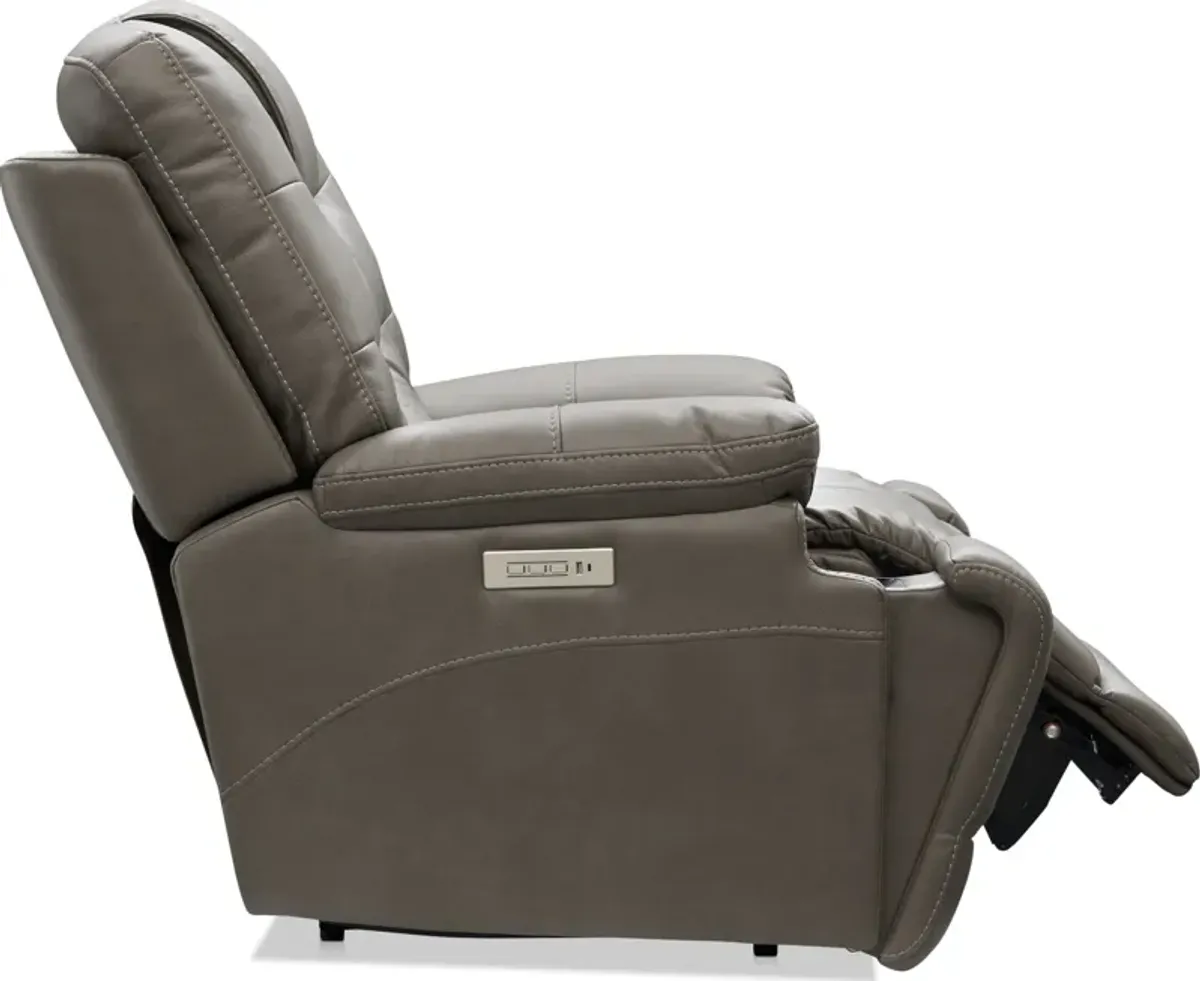 Beacon Triple-Power Recliner - Charcoal