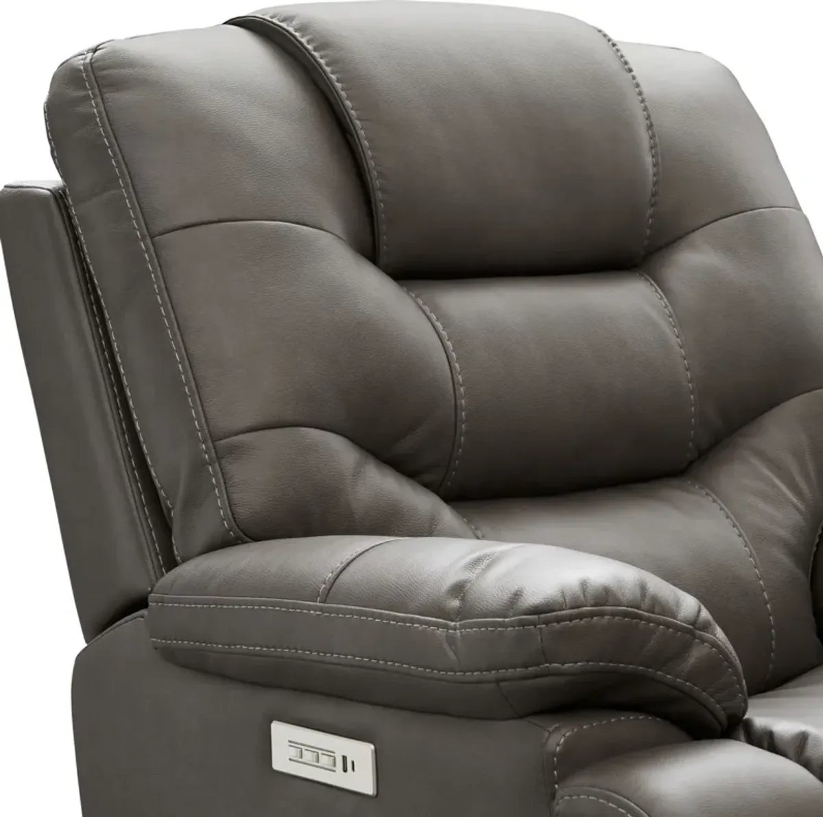 Beacon Triple-Power Recliner - Charcoal