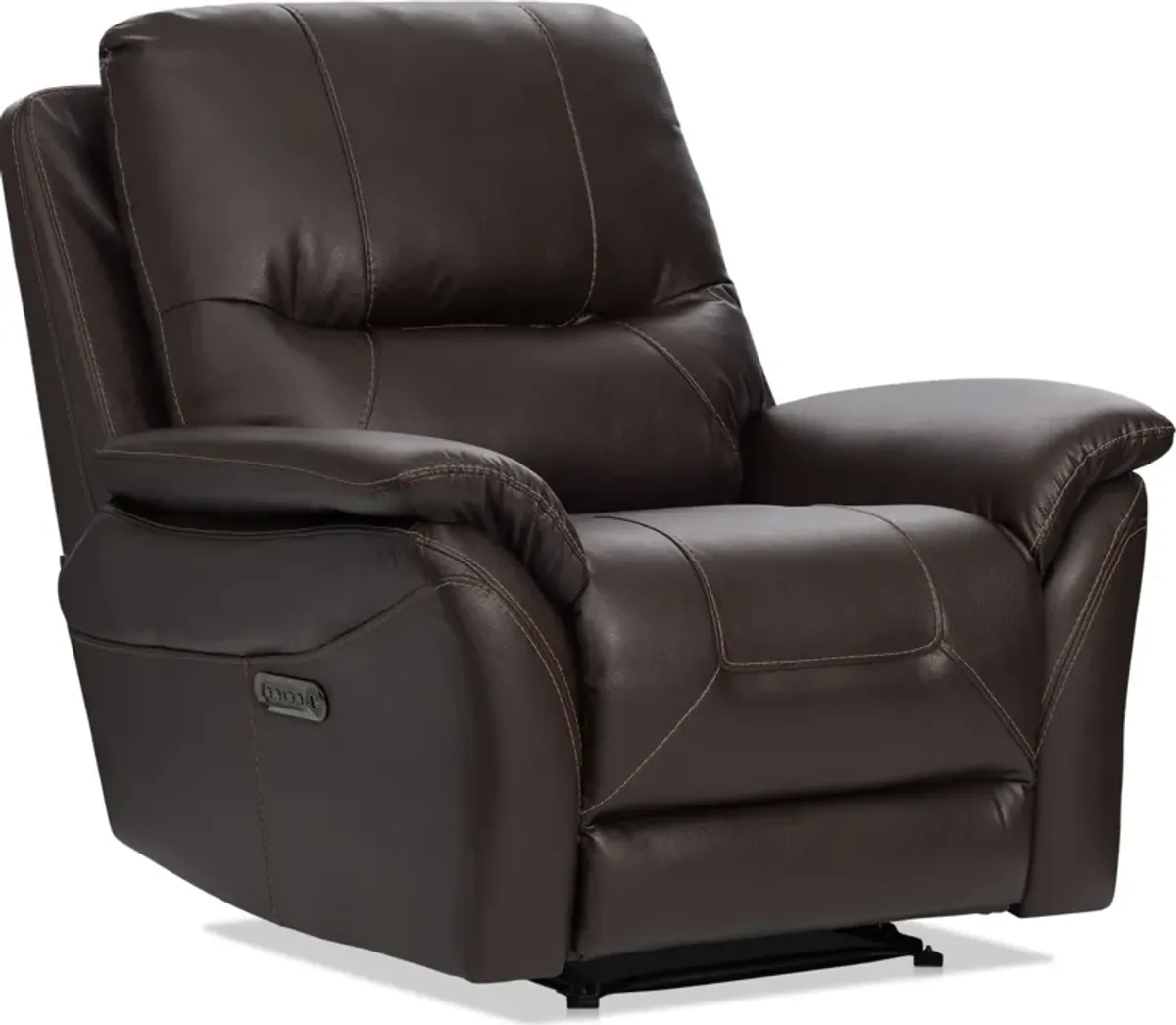 Bexley Dual-Power Recliner - Chocolate