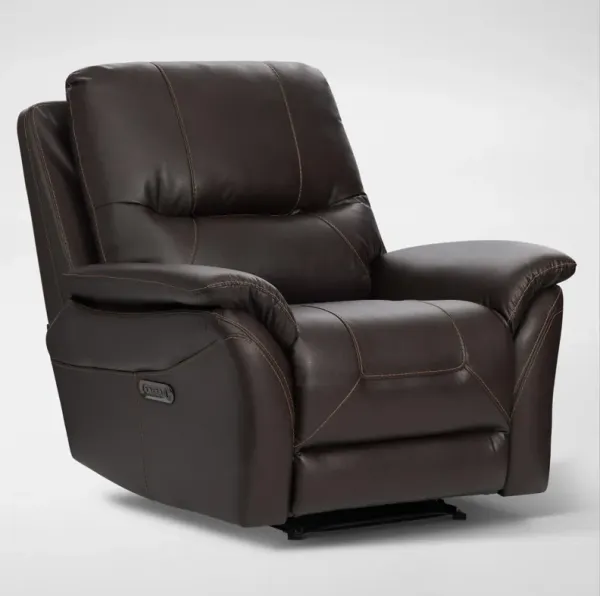 Bexley Dual-Power Recliner - Chocolate