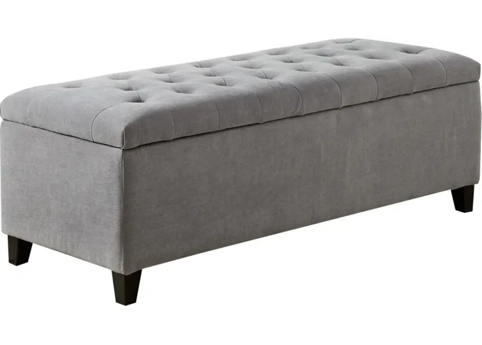 Wilmer Storage Bench - Light Gray