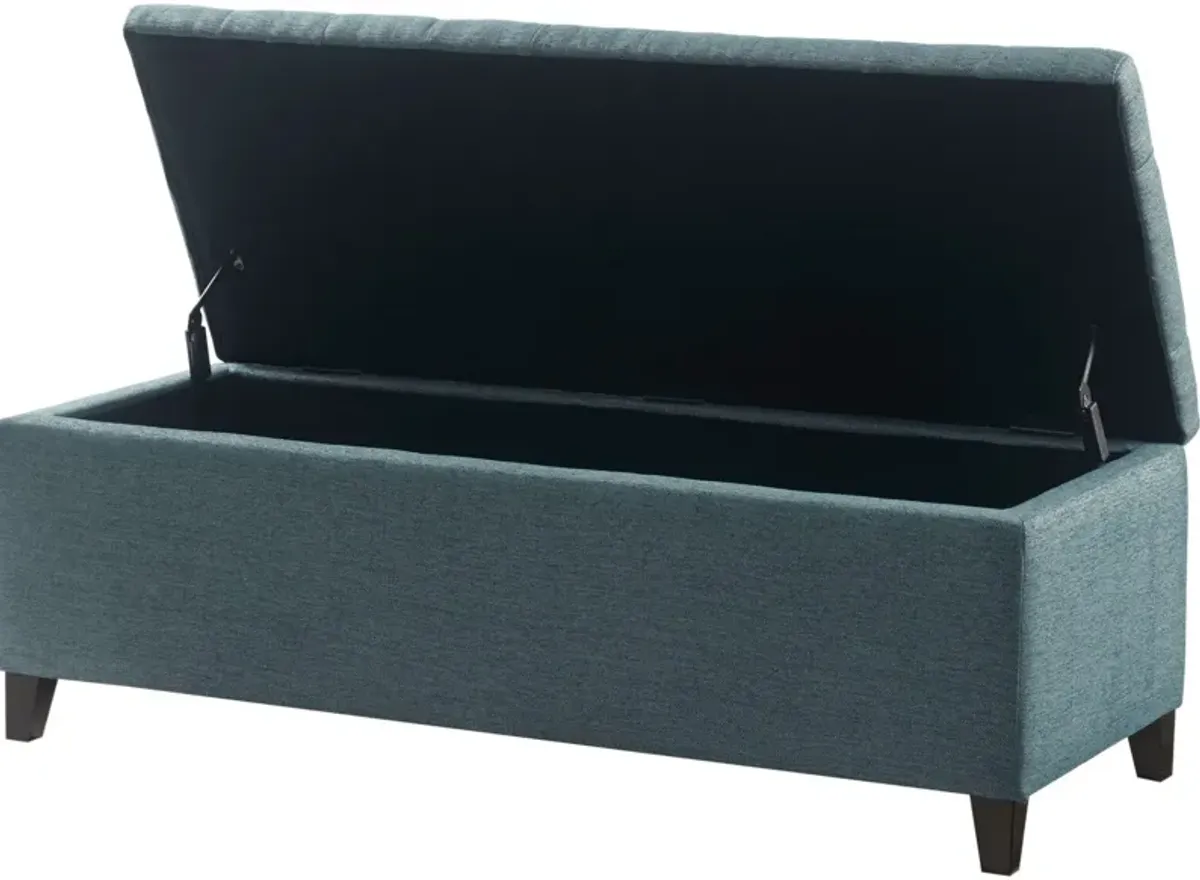 Wilmer Storage Bench - Green