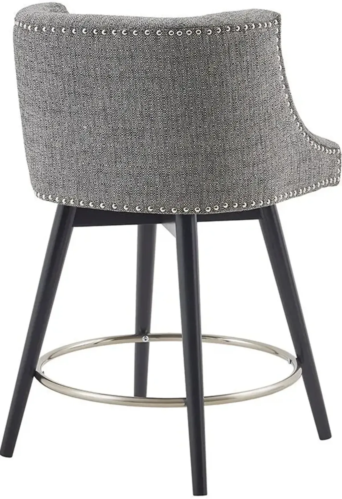 Alma Swivel Counter-Height Stool - Gray