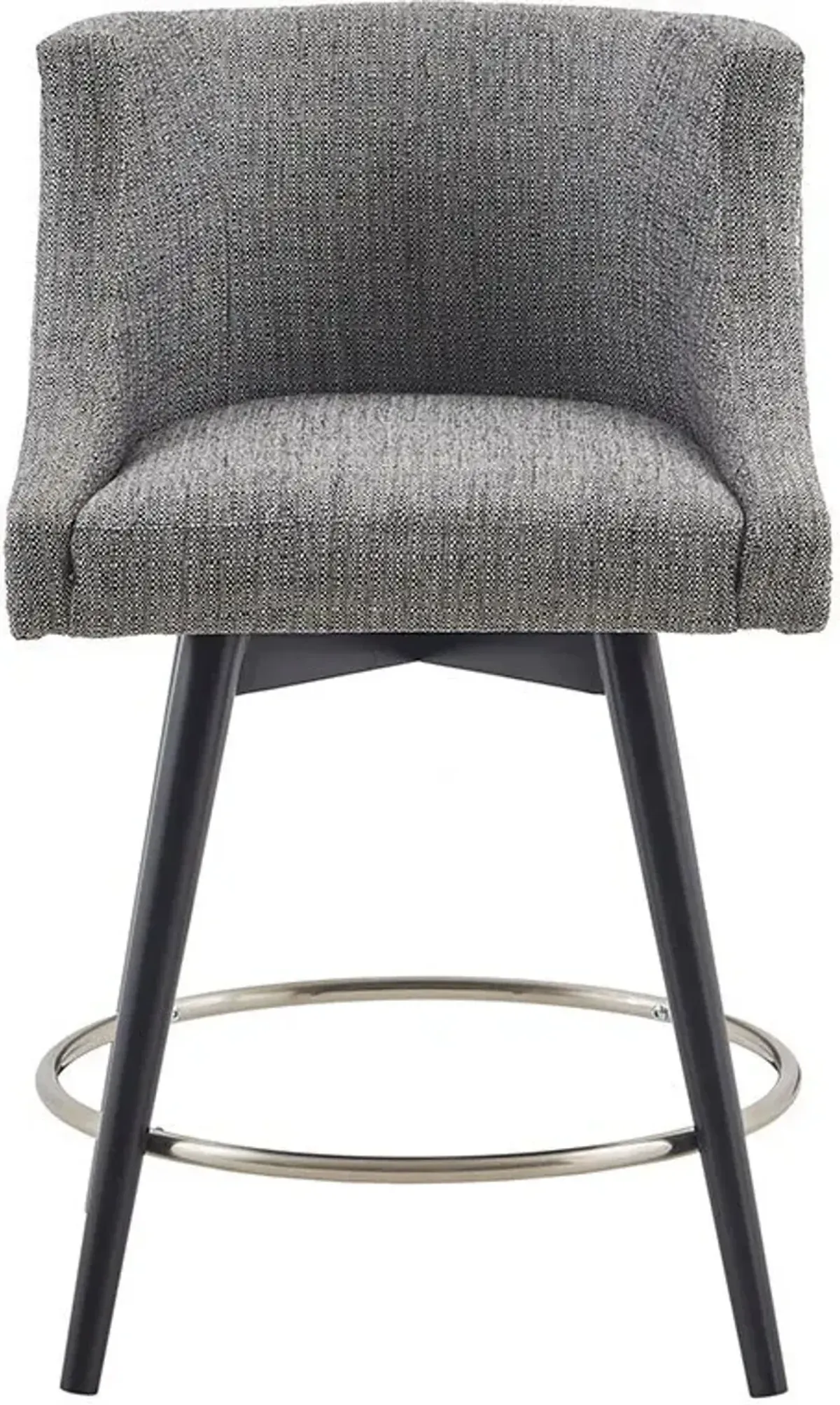 Alma Swivel Counter-Height Stool - Gray