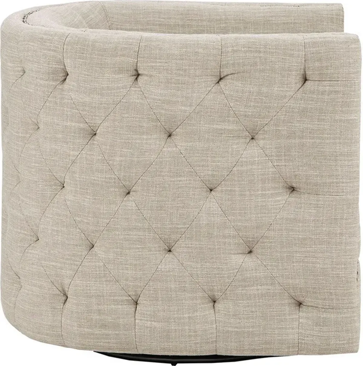Becca Swivel Chair - Cream
