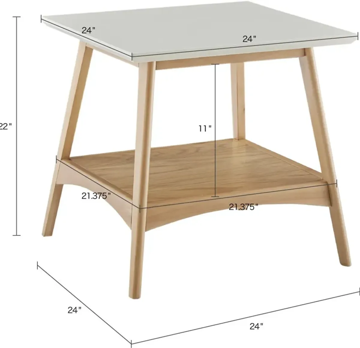 Copa End Table - Natural