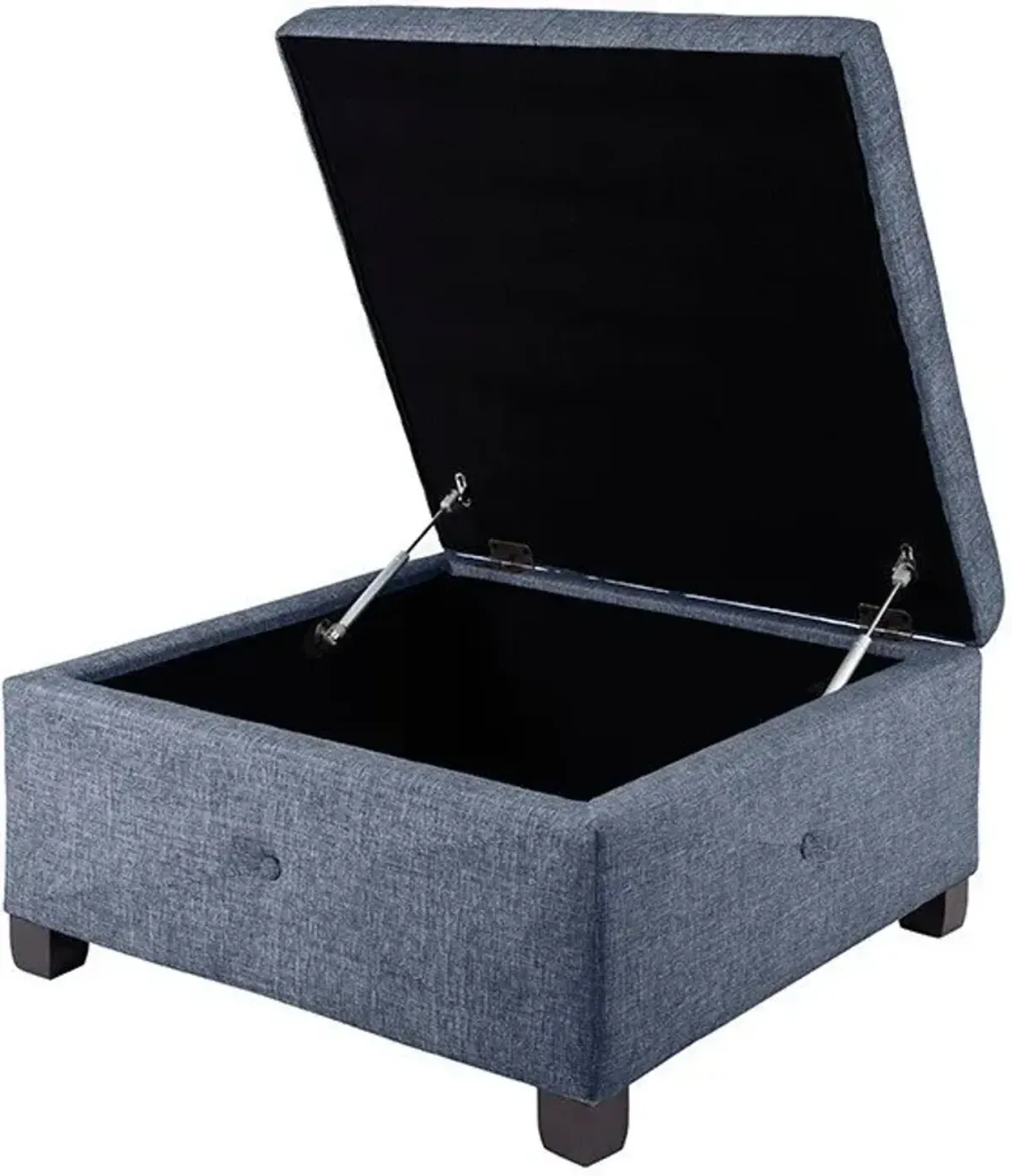 Perris Storage Ottoman - Blue