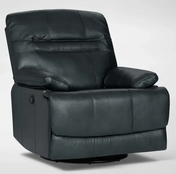 Noles Manual Gliding Recliner - Navy