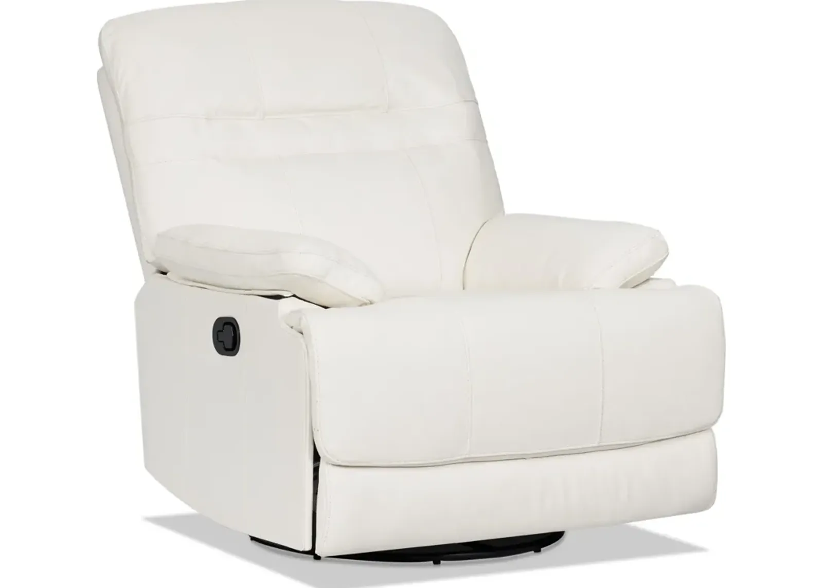 Noles Manual Gliding Recliner - White