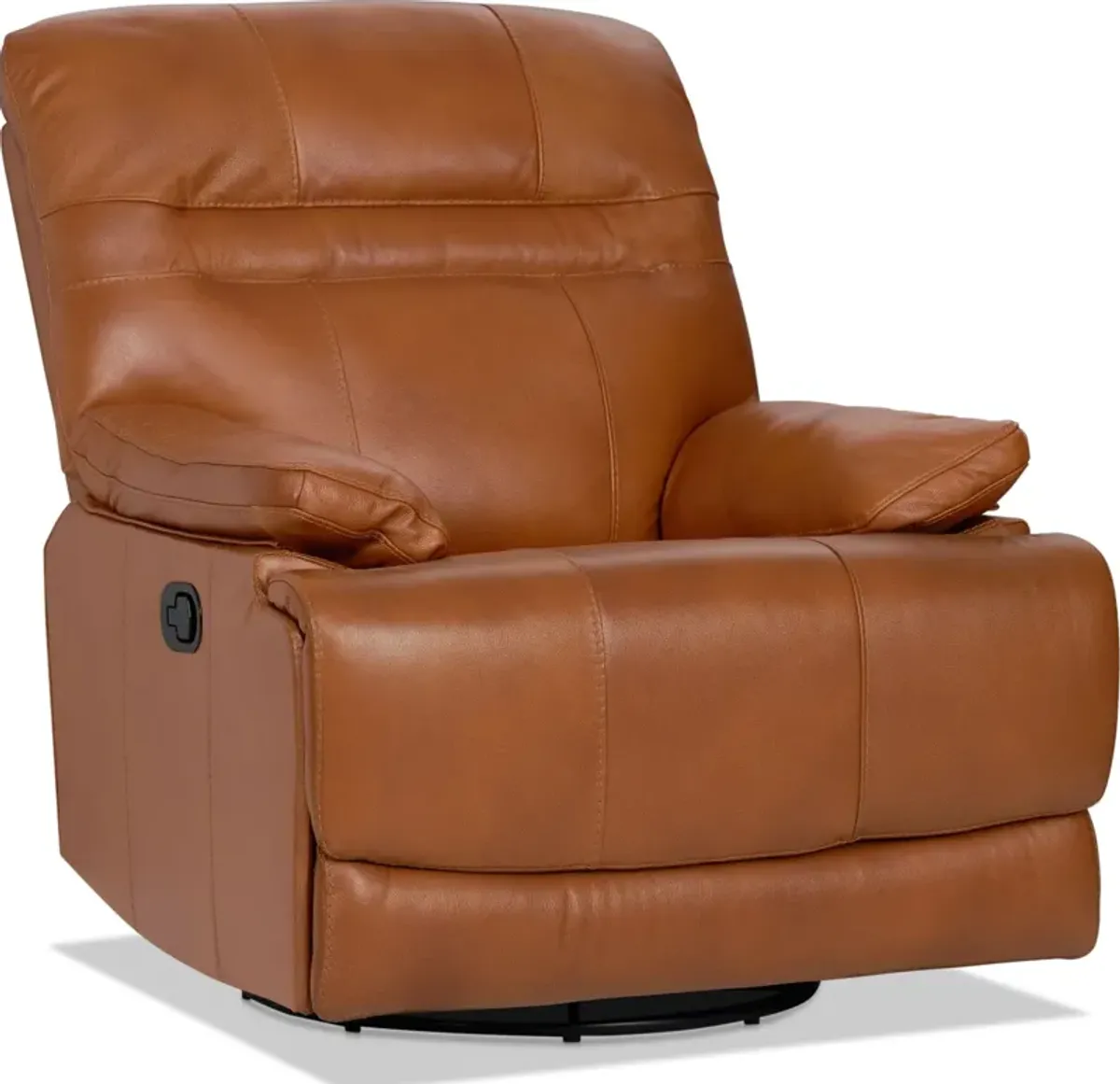 Noles Manual Gliding Recliner - Brown