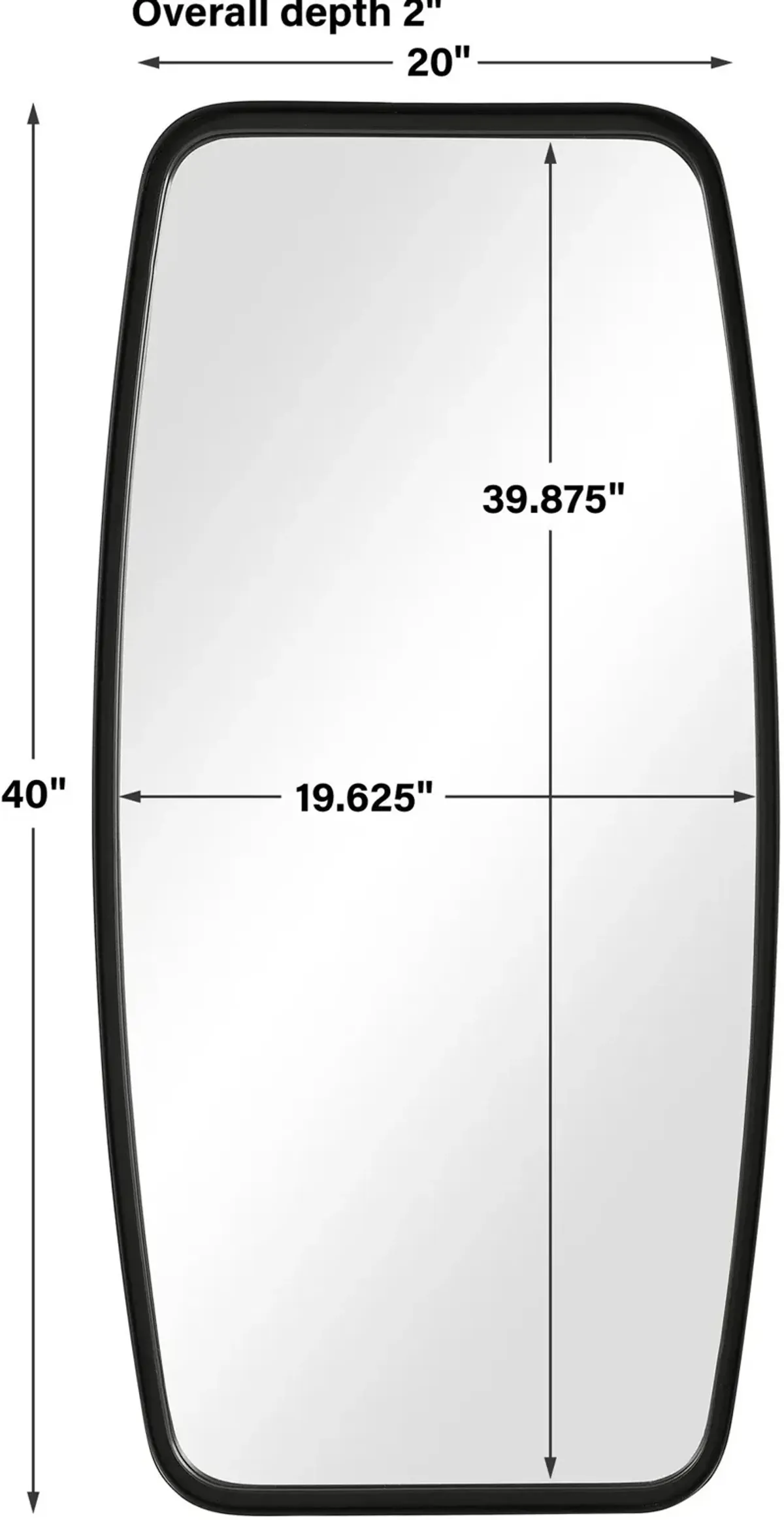 Seton 40'' x 20'' Wall Mirror