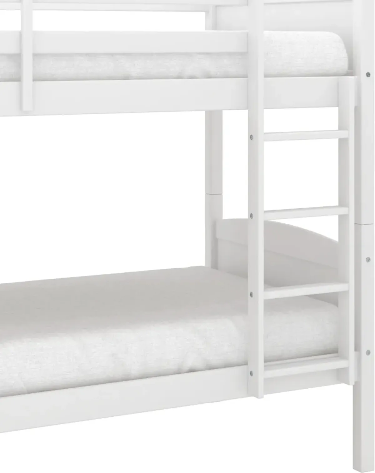 Bassel Twin Over Twin Bunk Bed - White