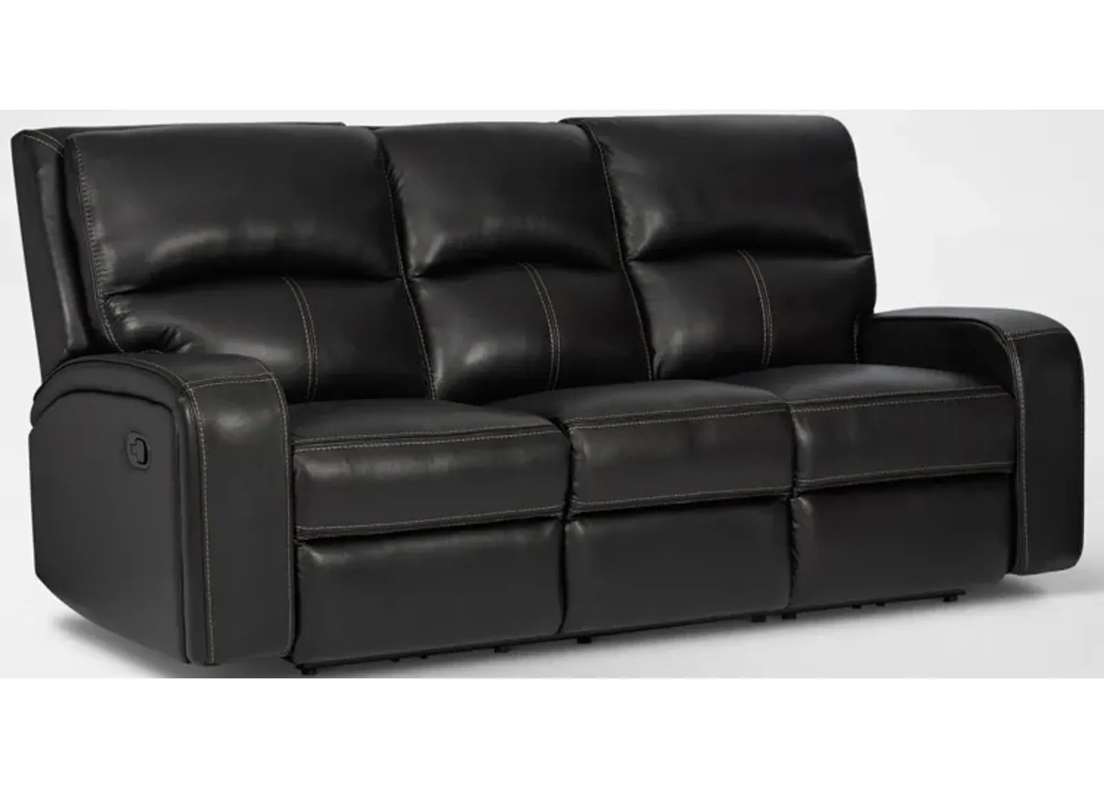 Burke Manual Reclining Leather Sofa