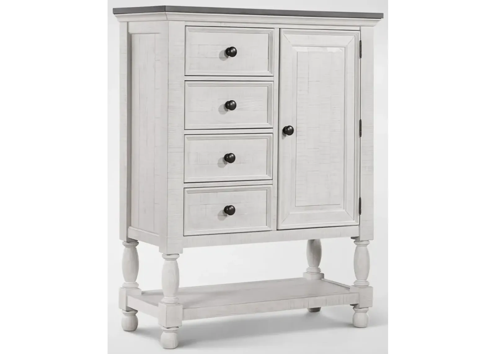 Riverview Door Chest - White