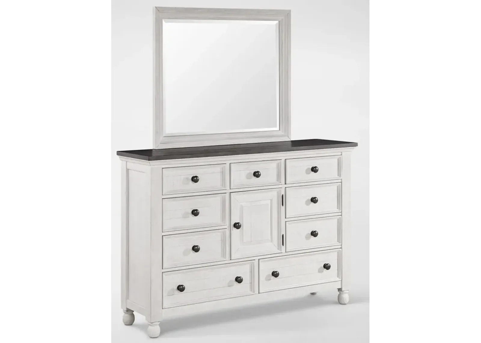 Riverview Dresser and Mirror - White