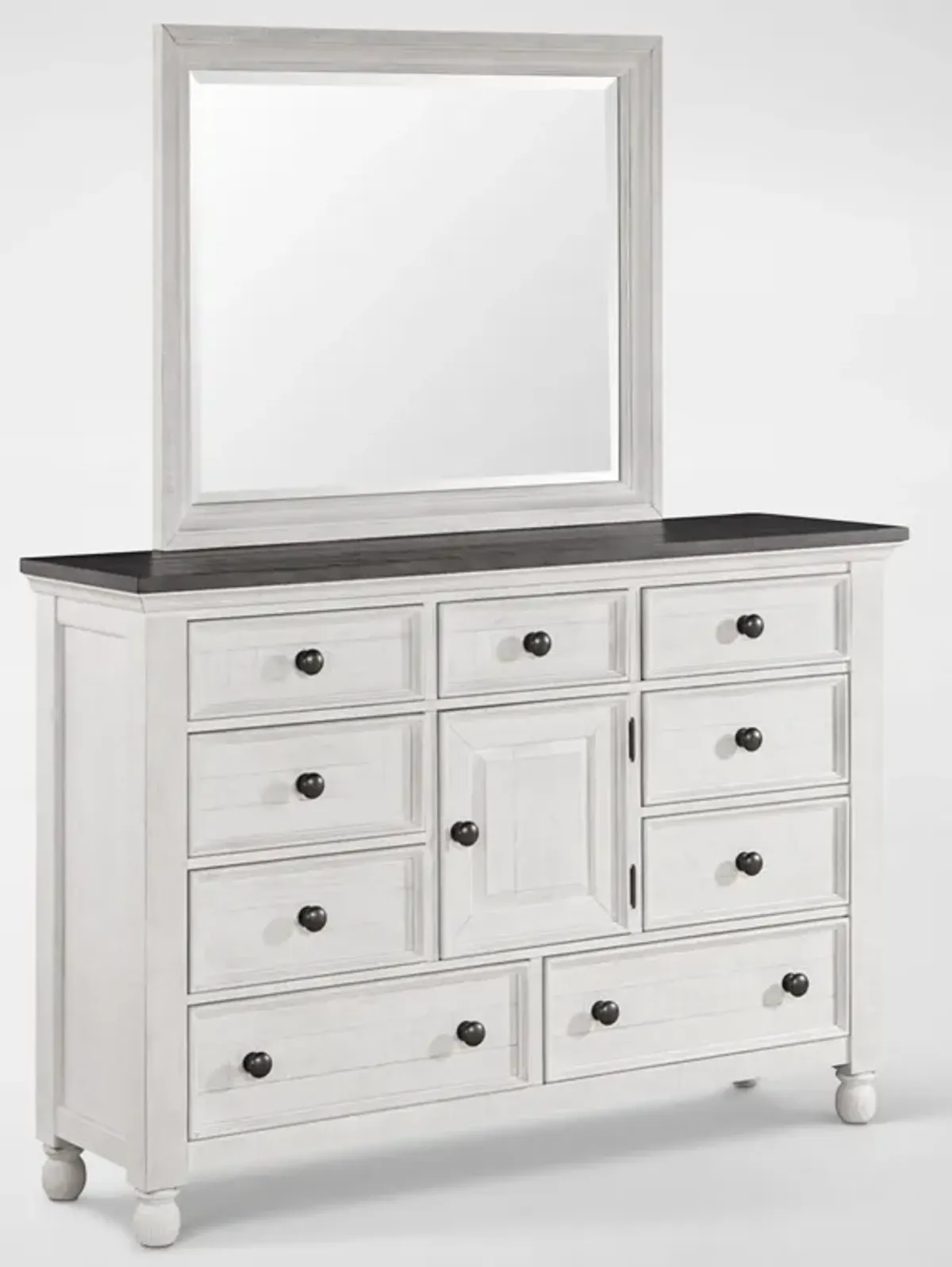 Riverview Dresser and Mirror - White