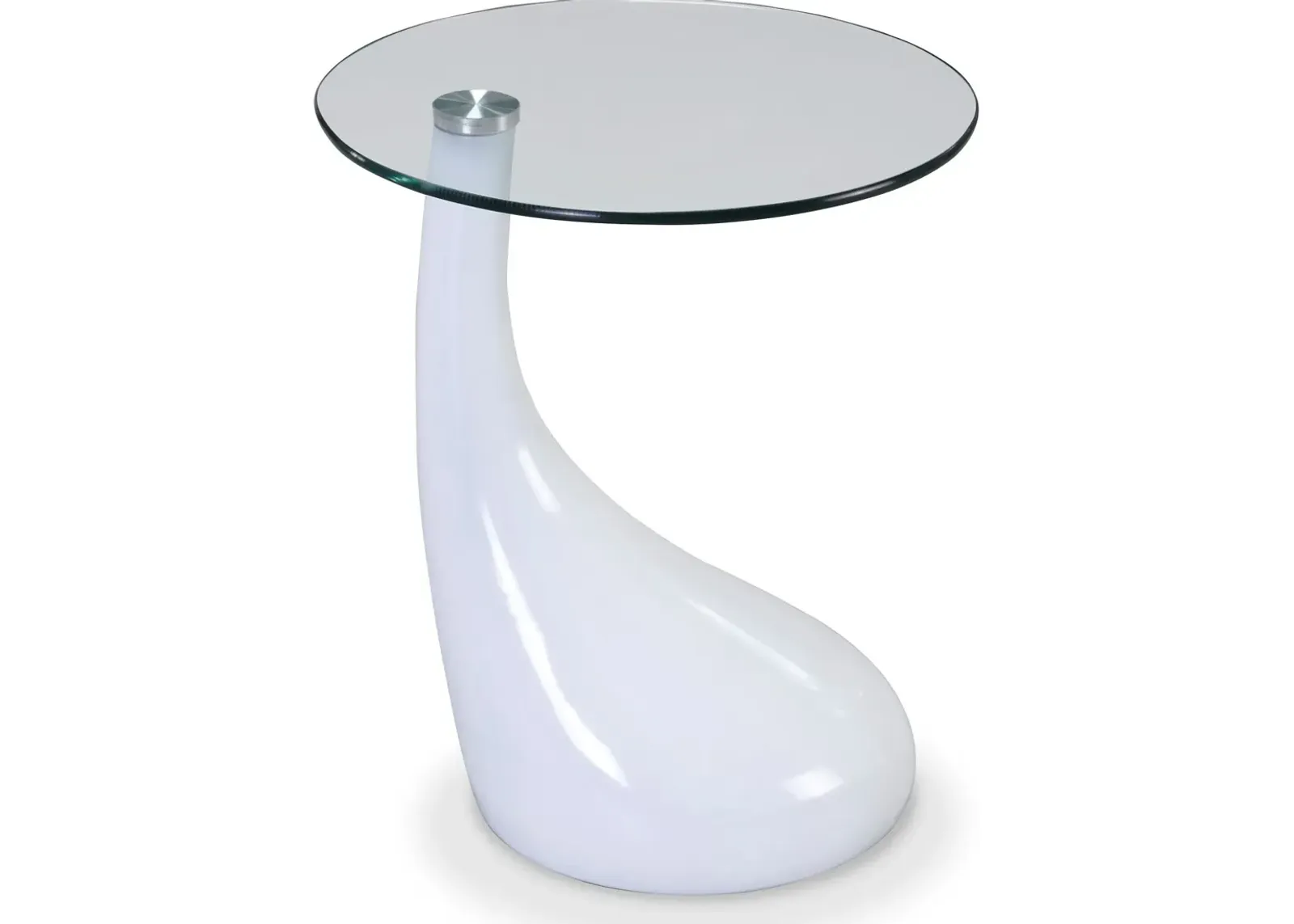 Draco Accent Table - White