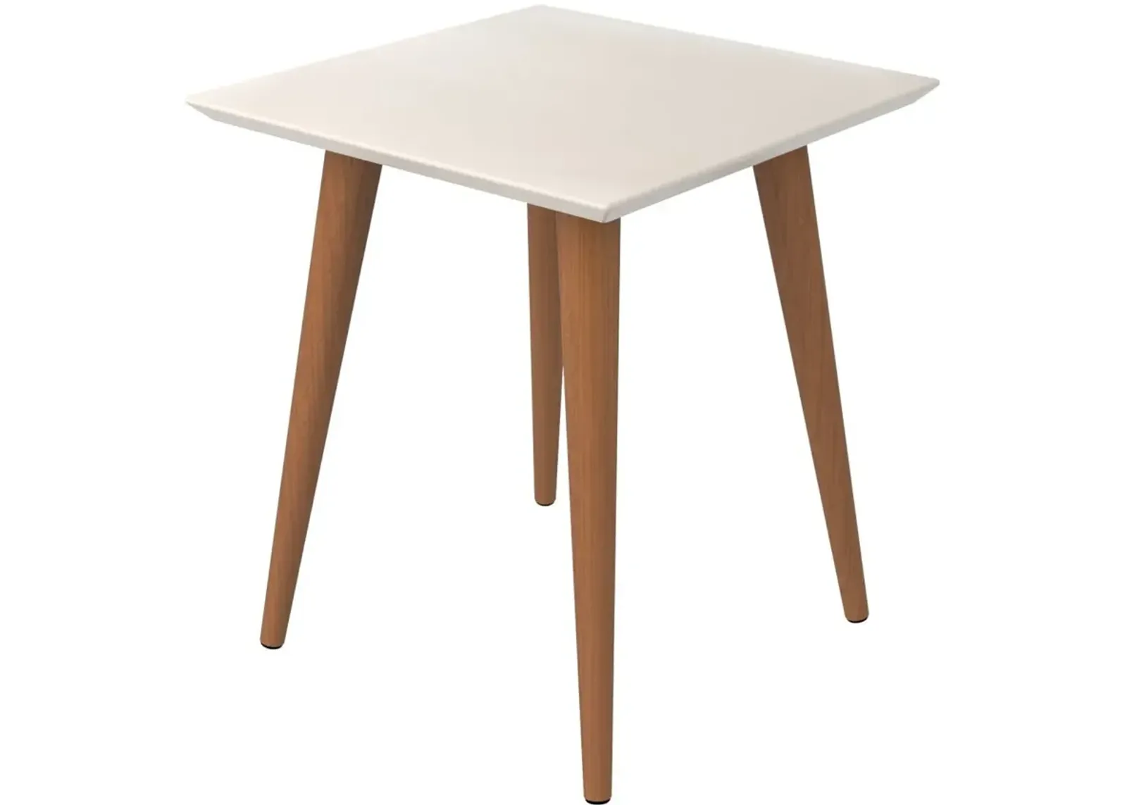 Westin Square End Table - Off-White/Maple Cream