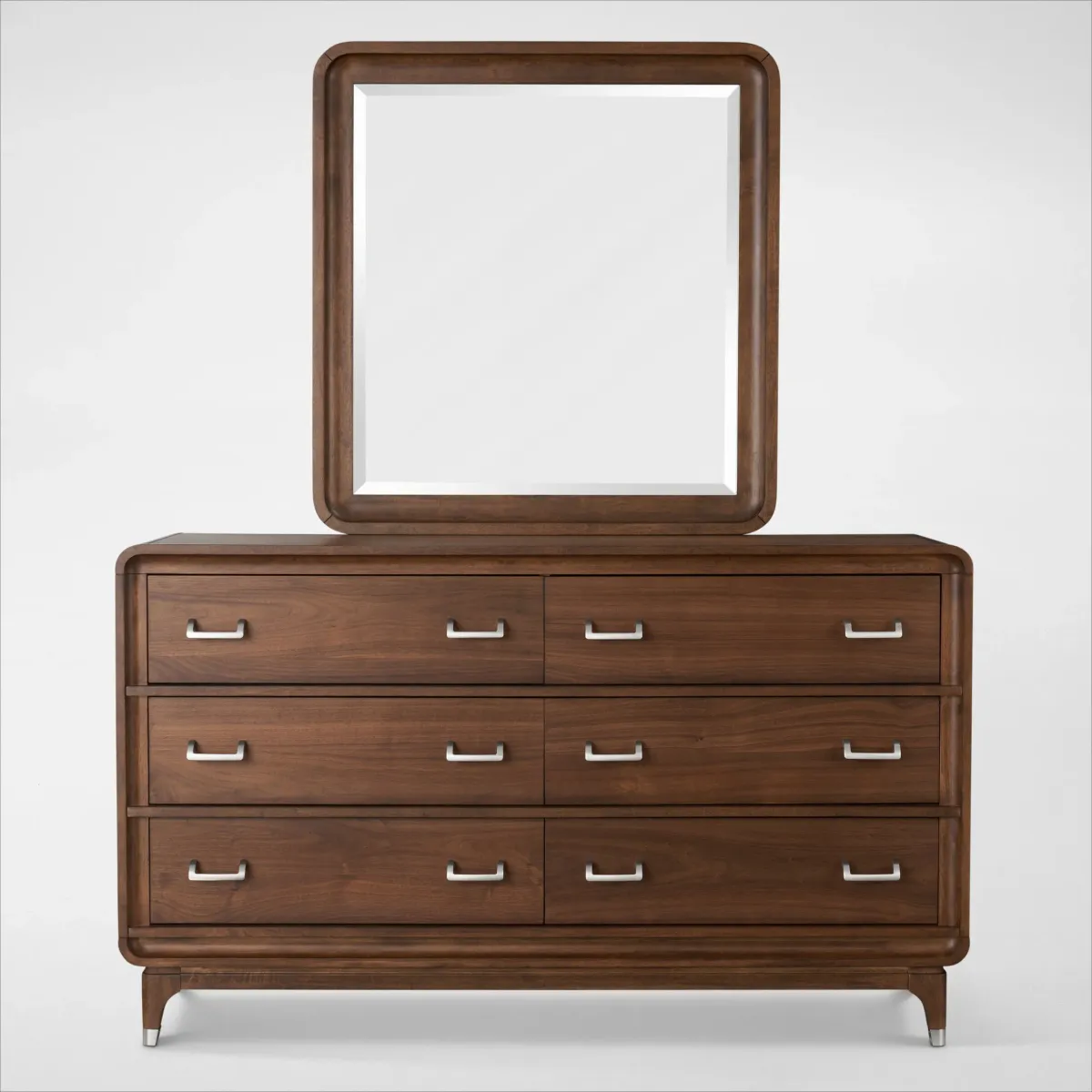 Chicago 5-Piece Queen Panel Bedroom Set with Dresser and Mirror