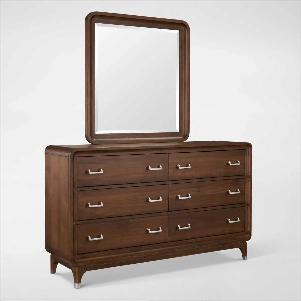 Chicago 5-Piece Queen Panel Bedroom Set with Dresser and Mirror