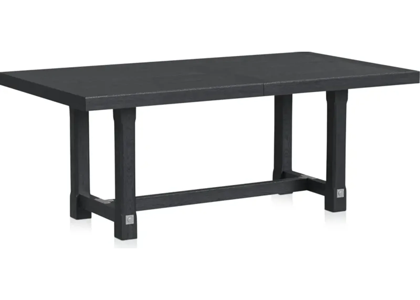 Madrid Extendable Rectangular Dining Table - Black