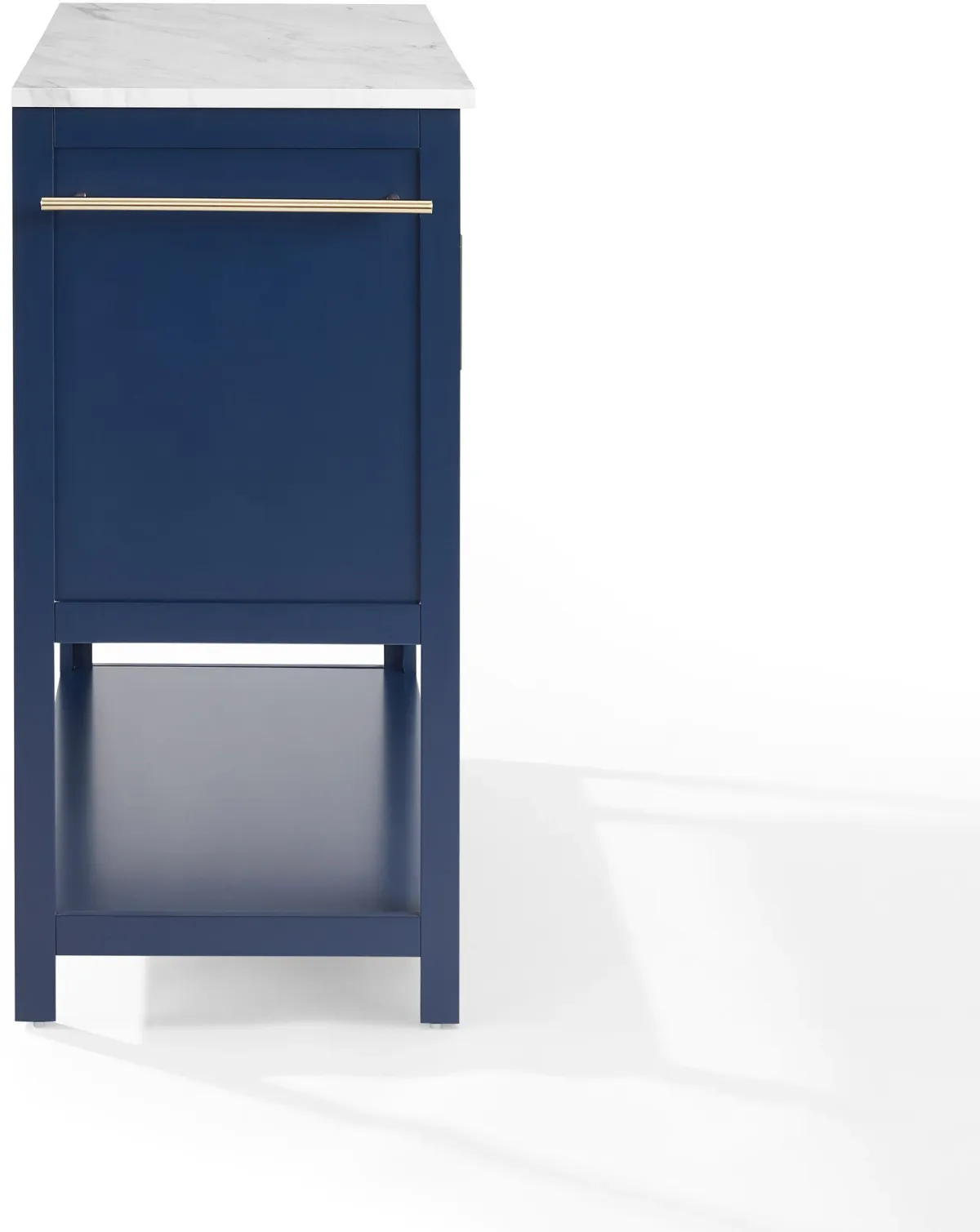 Aura Kitchen Island - Navy/White