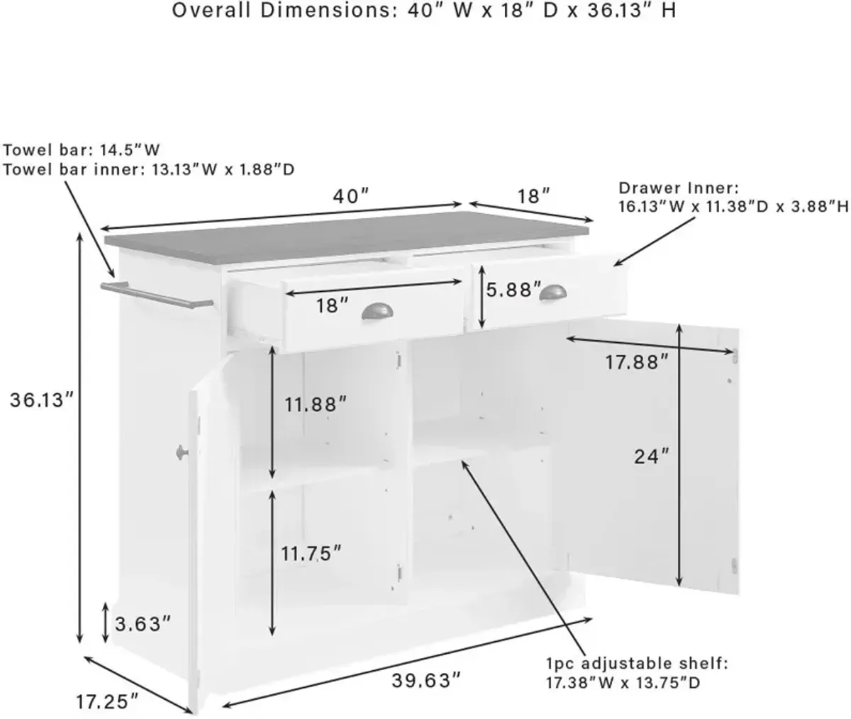 Kauri Kitchen Island