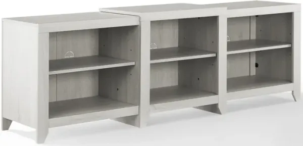 Andie 69" TV Stand - Whitewash