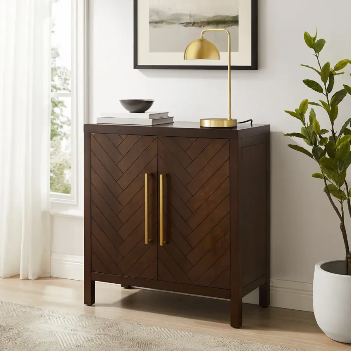 Dutton Accent Cabinet - Brown