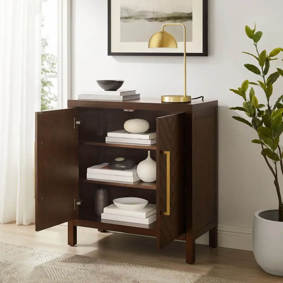 Dutton Accent Cabinet - Brown