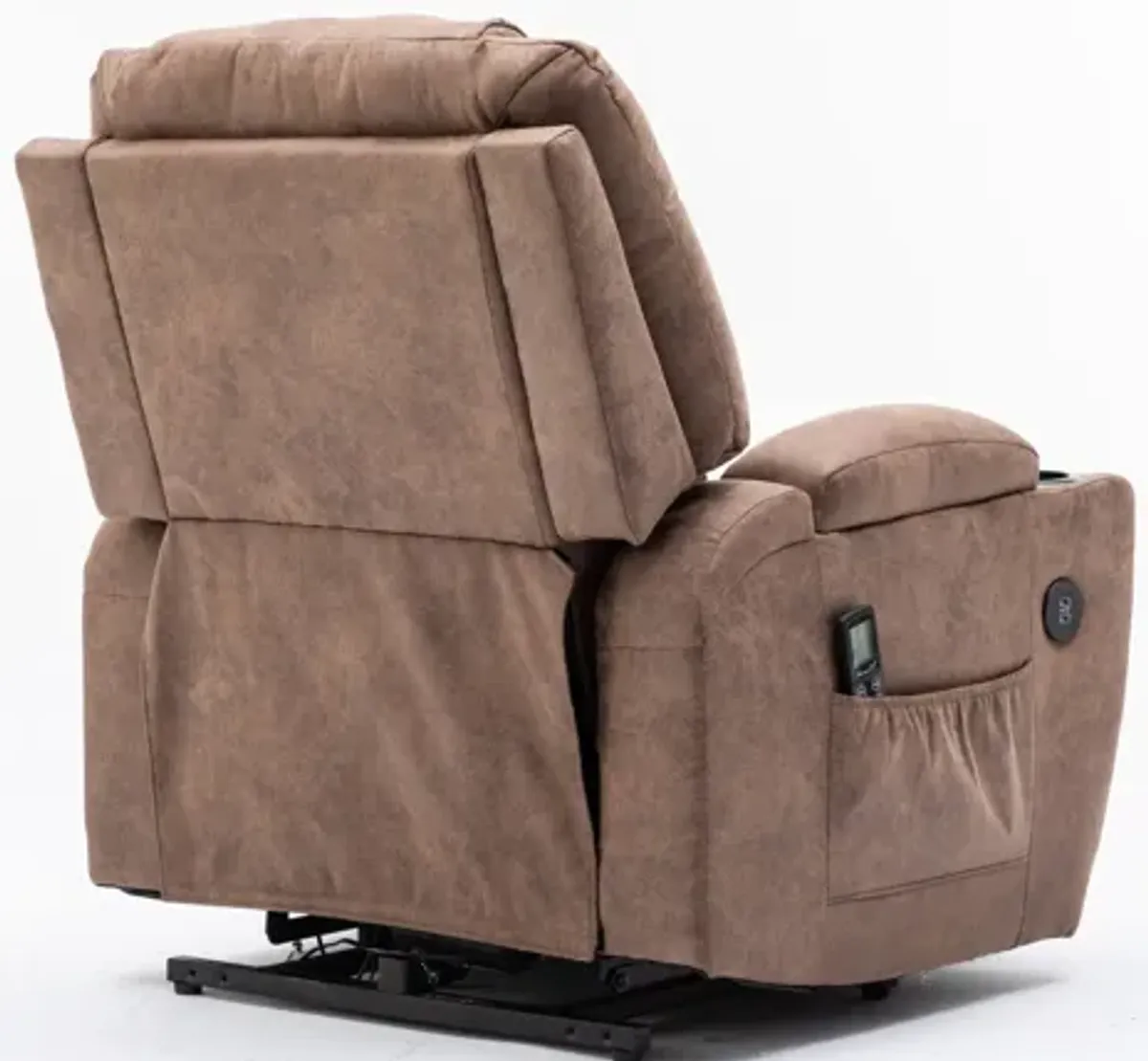 Deans Oversized Power Lift Recliner - Tan