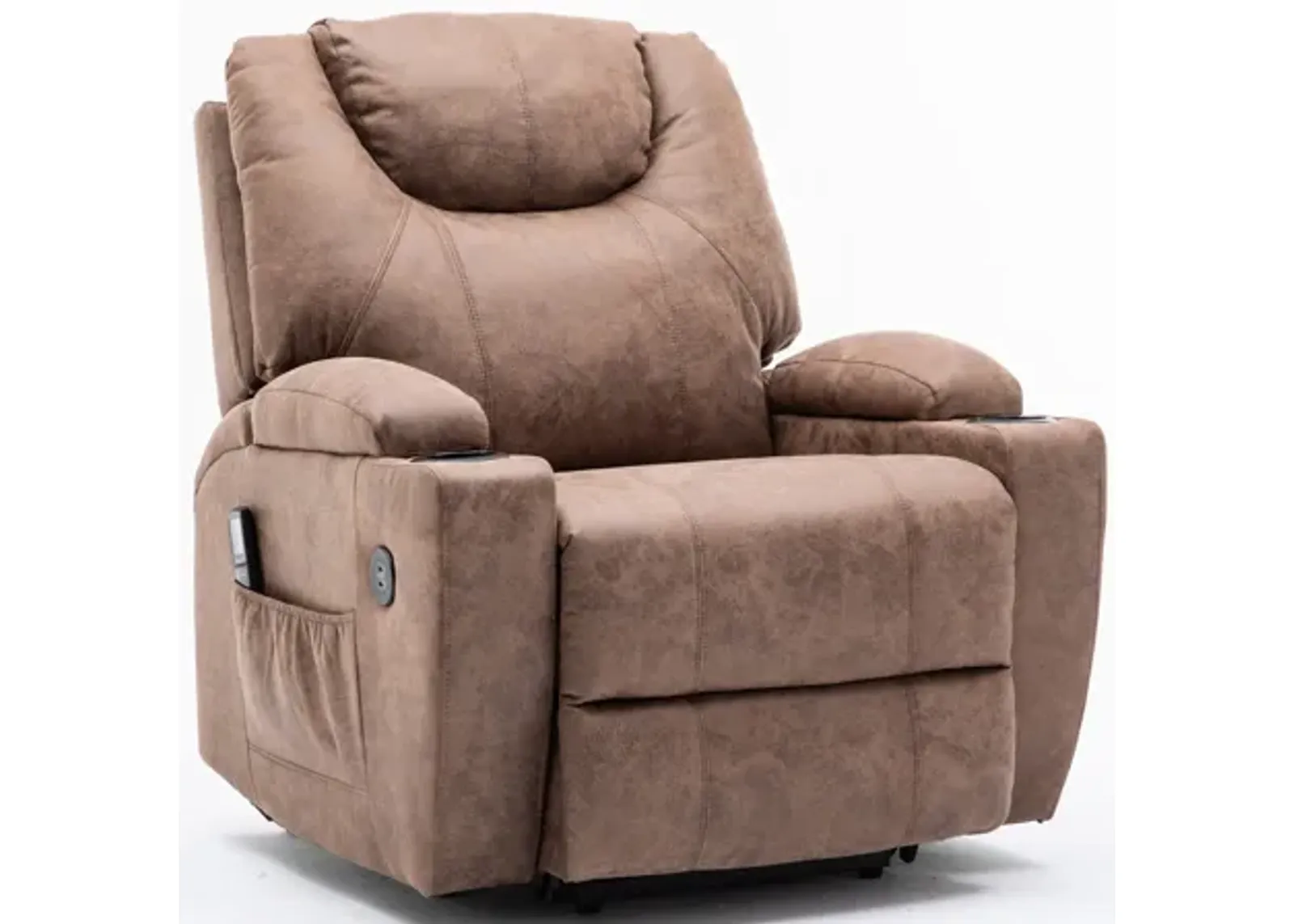 Deans Oversized Power Lift Recliner - Tan