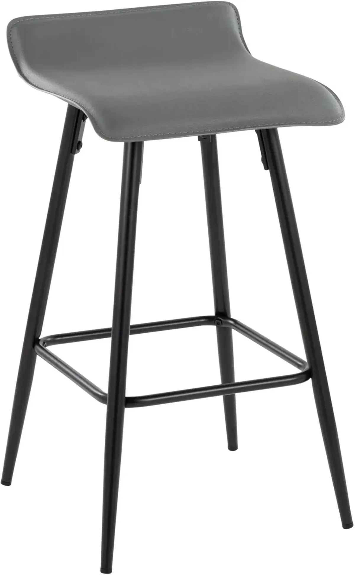 Bronnie Set of 2 Counter-Height Stools - Gray