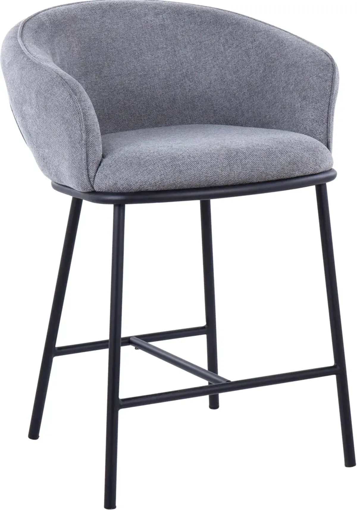 Tansy Set of 2 Counter-Height Stools - Gray