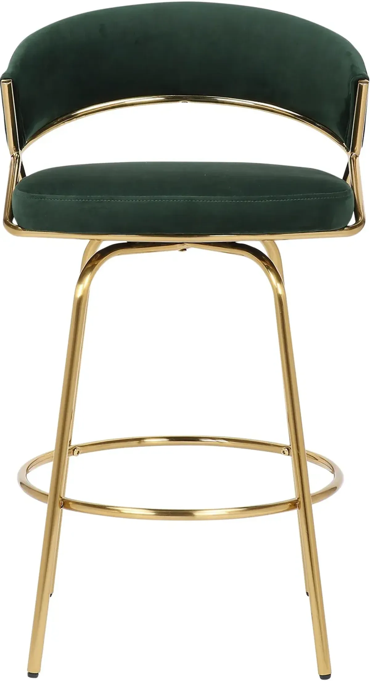 Cyntia Set of 2 Counter-Height Stools - Green